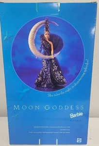 lot 18 image: Moon Goddess Barbie by Bob Mackie 1996 NRFB