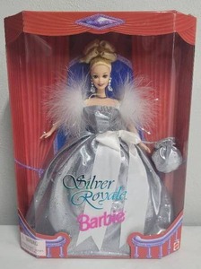 lot 19 image: Silver Royal Barbie 1996 NRFB