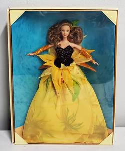 lot 75 image: Sunflower Barbie Inspired by the Paintings of Vincent Van Gogh 2nd in a Series NIB 1998