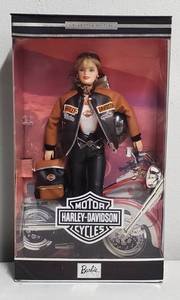 lot 91 image: Harley Davidson Motor Cycles Barbie Collectible 1999 NIB