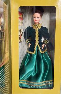 lot 115 image: Yuletide Romance Barbie 3rd in a Series Hallmark SE NIB 1996