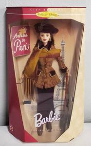 lot 129 image: City Seasons Collectors Edition 1998 Fall Autumn in Paris Barbie NIB