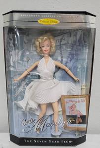 lot 67 image: Barbie as Marilyn Monroe The Seven Year Itch Hollywood Legends 1997 NIB