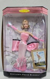 lot 77 image: Barbie as Marilyn Monroe Gentlemen Prefer Blondes Hollywood Legend 1997 NIB