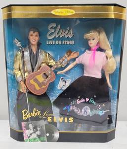 lot 95 image: Barbie Loves Elvis 1996 Elvis NIB