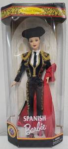 lot 104 image: Dolls of the World Collection 1999 Spanish Barbie NIB
