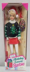 lot 117 image: Holiday Season Barbie 1996 NRFB