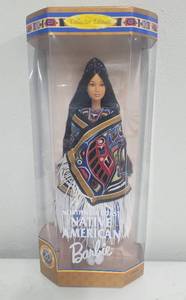 lot 135 image: Dolls of the World Collection 1999 Southwest Coast Native American Barbie NIB