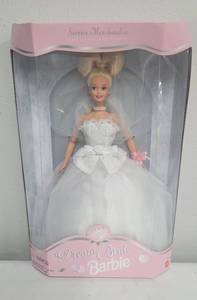 lot 140 image: Dream Bride Barbie 1996 NRFB Service Merchandise