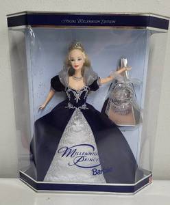 lot 165 image: Millenium Edition Barbie for Hallmark 1999 NRFB