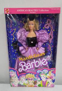 lot 170 image: Mardi Gras Barbie 1st Edition American Beauties Edition 1987 NRFB