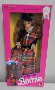 lot 171 image: Dolls of the World Collection Scottish Barbie 1990 2nd Edition NRFB