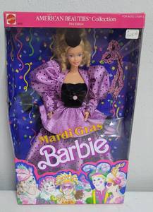 lot 175 image: Mardi Gras Barbie American Beauties 2nd Edition 1987 NRFB
