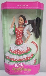 lot 179 image: Andalucia Edicion Limitada Limited Edition Designer Pepe Jimenez Barbie Doll 1996 NRFB