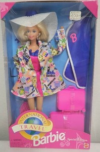 lot 185 image: International Travel Barbie 1994 NRFB