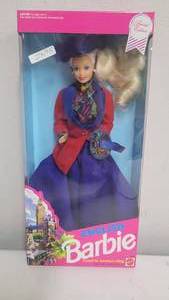 lot 188 image: Dolls of the World Collection English Barbie 1991 NRFB