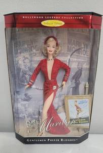 lot 189 image: Barbie as Marilyn Monroe Gentleman Prefer Blondes Hollywood Legends Collection NIB