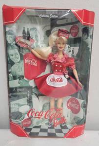 lot 196 image: Coca Cola Barbie 1998 NIB