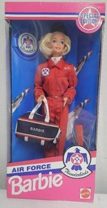 lot 210 image: Air Force Thunderbirds Barbie 1993 NRFB