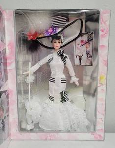 lot 225 image: Barbie as Eliza Doolittle in My Fair Lady 1995 Hollywood Legends Collection NRFB
