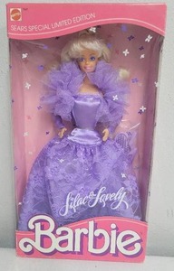 lot 228 image: 1987 Lilac & Lovely Barbie Sears Special Limited Edition NRFB