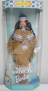 lot 241 image: 1997 Native American Barbie 4th Edition NRFB Collectors Edition