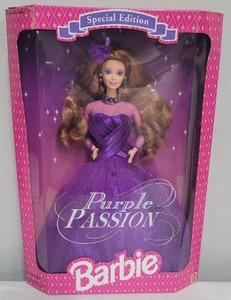 lot 242 image: 1995 Purple Passion Barbie Special Edition NIB