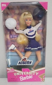 lot 247 image: 1996 University Barbie Auburn Special Edition NRFB