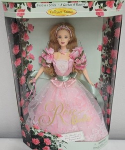 lot 254 image: 1998 Rose Barbie Collectors Edition First in a Series A Garden of Flowers NIB
