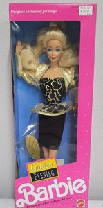 lot 260 image: Golden Evening Barbie 1991 Exclusively for Target NRFB