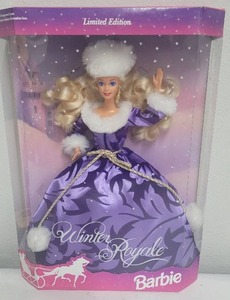 lot 267 image: Winter Royale Barbie 1993 NIB