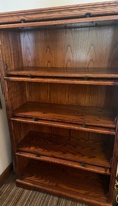 lot 19 image: Furniture Quality Lawyer Barrister Bookcase 4 shelves