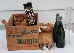 lot 230 image: Large LOT of Wine Bottles and Corks