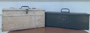 lot 229 image: Two Vintage Toolboxs