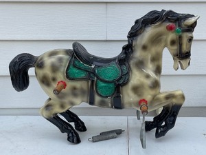 lot 232 image: Vintage Spring Rocking Horse Possibly Wonder Pony