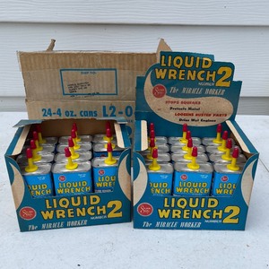 lot 234 image: Two Vintage Liquid Wrench Counter Displays with Product NOS