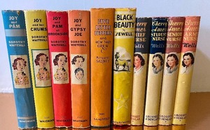 lot 35 image: Vintage Young Adult Hardcover Books, Joy and Pam, Black Beauty, Cherry Ames