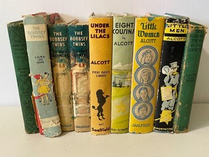 lot 118 image: The Bobbsey Twins Vintage Hardcover Books and Louisa Alcott Little WomenLittle Men