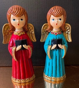 lot 170 image: Set of 2 MCM Angels Made in Japan marked Ardco