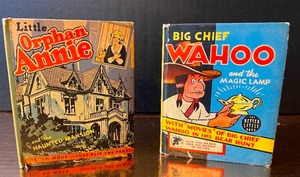 lot 175 image: Better Little Books Chief Yahoo and Little Orphan Annie