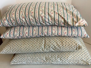 lot 314 image: Four Vintage Feather Pillows