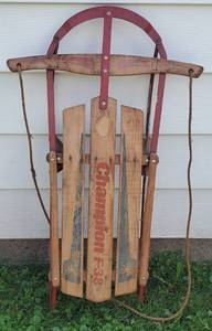 lot 340 image: Vintage Champion F-38 Sled