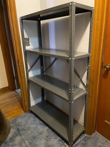 lot 402 image: Metal Shelving Unit
