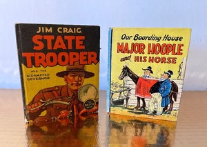lot 530 image: Two Vintage Mini Books - Jim Craig State Trooper and Our Boarding House