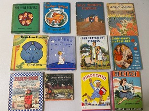 lot 519 image: Twelve Vintage Childrens Books Rand McNally, Saalfield