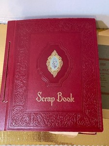 lot 528 image: 1940s and 1950s Scrapbook - Tickets, Napkins, Cards and Invites