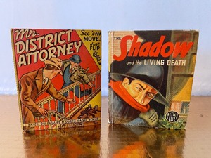 lot 568 image: Two The Better Little Book Mr. District Attorney, The Shadow and the Living Death 