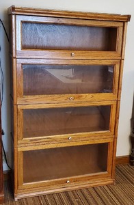 lot 490 image: Barrister Bookcase