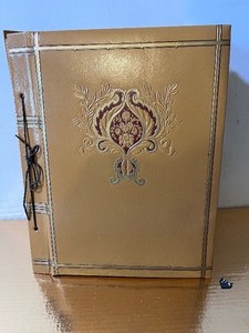 lot 503 image: Large LOT 1950s Scrapbook, Post Cards, Menus, Maps, Motels