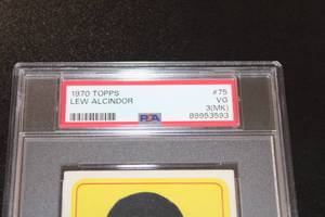 1970 Topps Lew Alcindor #75 PSA 3 (MK) 89953593
